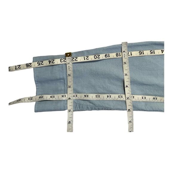 Old Navy The Oxford Shirt Men’s Blue Long Sleeve Button Down  Size MEDIUM - Picture 12 of 14